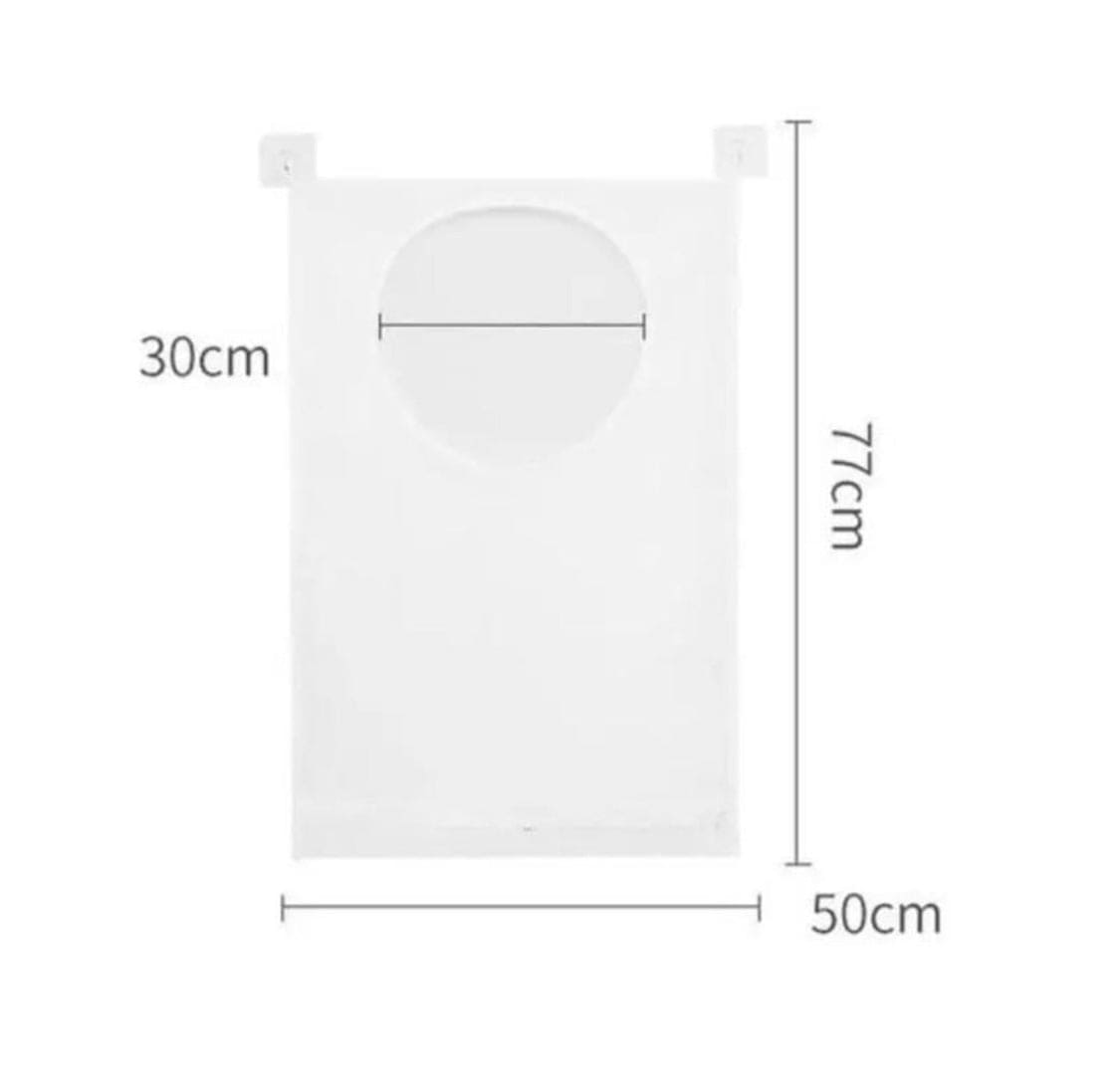Wall-Mounted Laundry Basket, Mesh Clothes Storage Basket, Bathroom Clothes Organizer Wall-Mounted Laundry Basket, Mesh Clothes Storage Basket, Bathroom Clothes Organizer